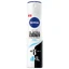 Nivea, spray antitranspirante, Invisible Black & White, Pure, 150 ml