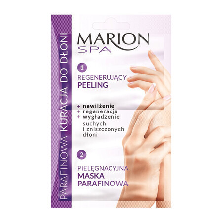 Handpflege-Set mit Marion Spa Peeling  amp; Paraffinhandmaske - 5ml + 6ml