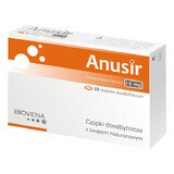 Anusir, rectal suppositories with hyaluronic acid, 10 pieces