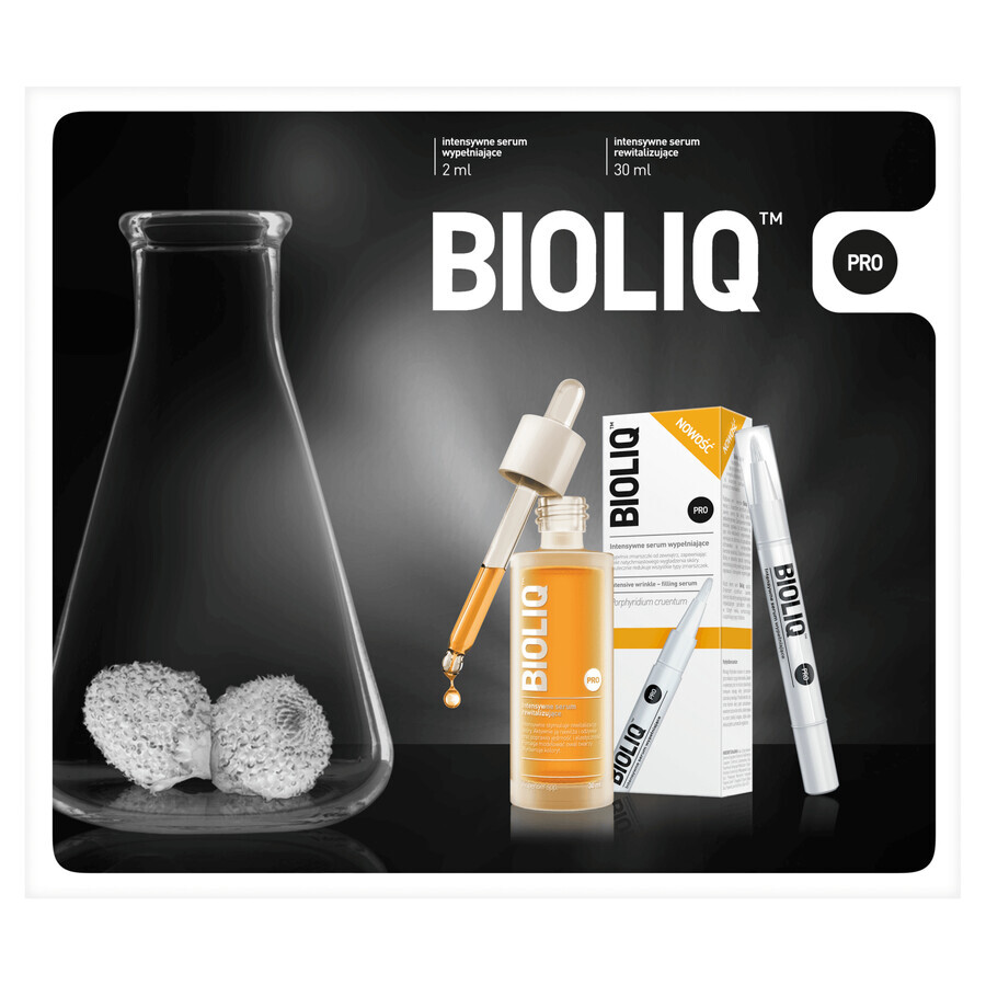 Bioliq Pro set, intensive revitalizing serum, 30 ml + intensive filling serum, 2 ml