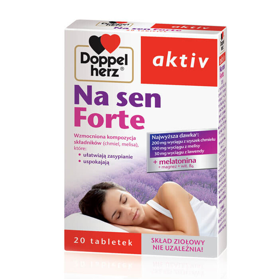 Doppelherz aktiv Voor slaap Forte, 20 tabletten