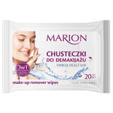 Marion, cleansing wipes for face, eyes, neck, 20 pieces