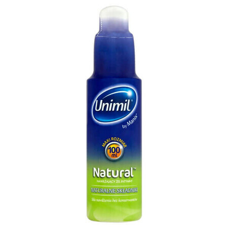 Unimil Natural, feuchtigkeitsspendendes Intimgel, 100 ml