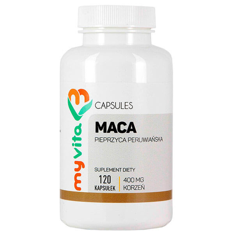 Maca Power Plus - Vitalstoffkomplex mit 120 veganen Kapseln