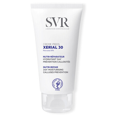 SVR Xerial 30 Creme Pieds, Nourishing foot cream, 50 ml