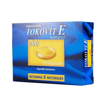 Tokovit E 200 Natural, 60 capsule flexibile