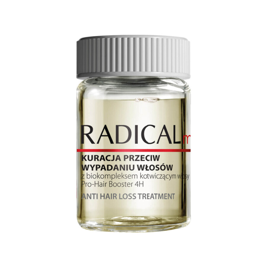 Radical Med, behandeling tegen haaruitval voor mannen, 5 ml x 15 ampullen