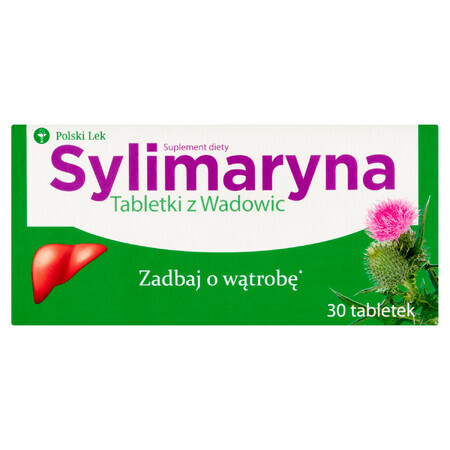 Sylymarin Tabletten aus Wadowice, 30 Tabletten