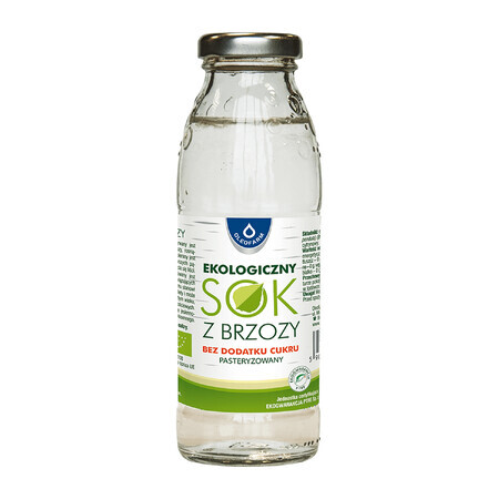 Organic birch fruit juice, without added sugar, 300 ml