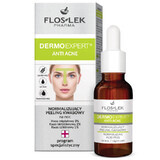 Flos-Lek DermoExpert Anti Acne, normalizing acid peeling, for night, 30 ml