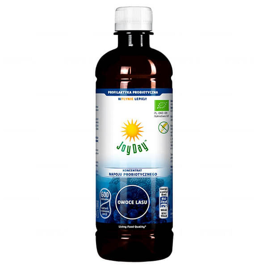 Joy Day Probiotic Drink Concentrate, Forest Fruits, Bio, 500 ml