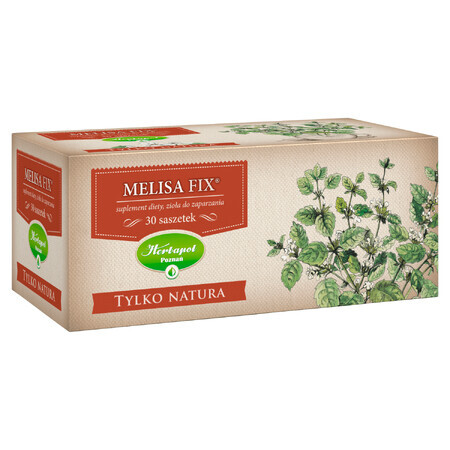 Herbapol Tylko Natura Melissa Fix, ierburi pentru prepararea berii, 2 g x 30 plicuri