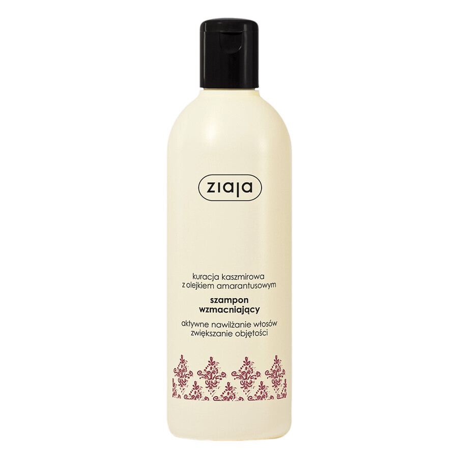 Ziaja Hair Strengthening Shampoo, Cashmere & Amaranth Oil, 300ml