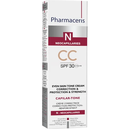 Pharmaceris N Capilar-Tone CC, Glättende Creme SPF 30, 40 ml