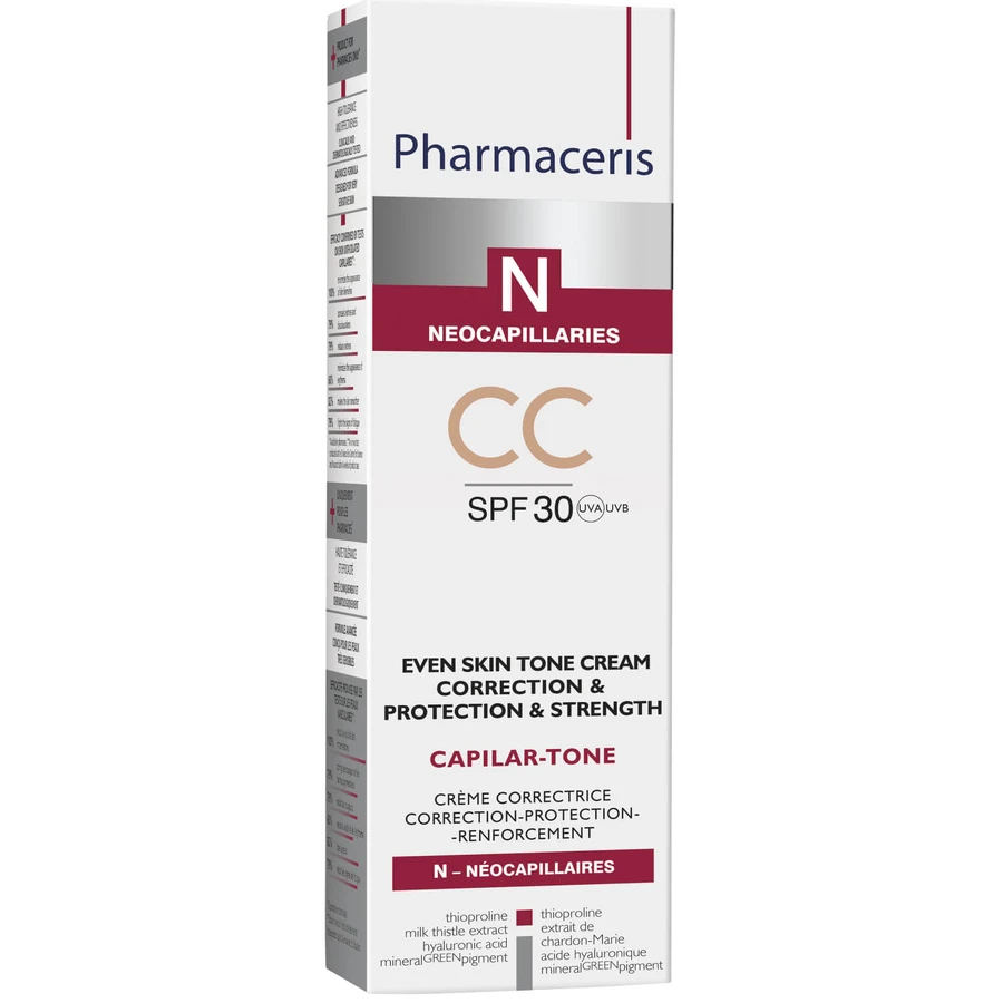 Pharmaceris N Capilar-Tone CC, Glättende Creme SPF 30, 40 ml
