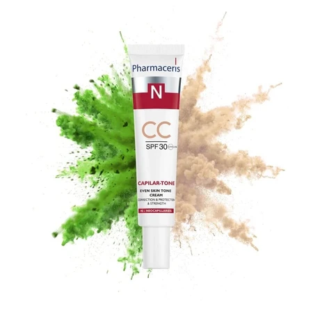 Pharmaceris N Capilar-Tone CC, Glättende Creme SPF 30, 40 ml