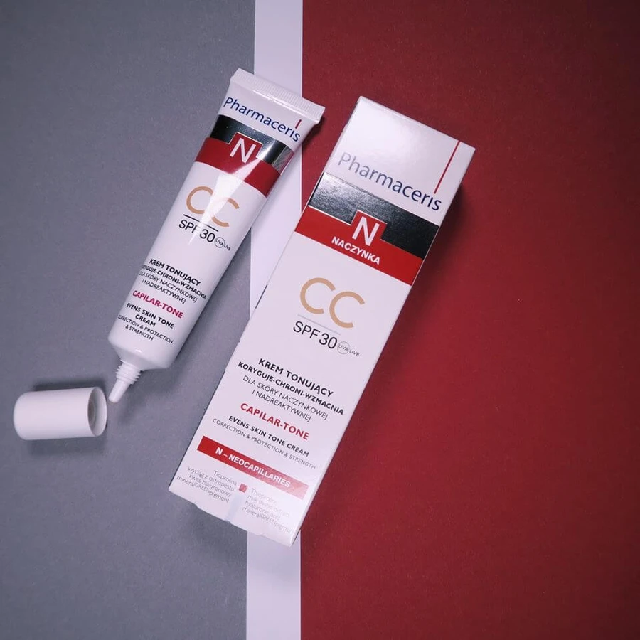 Pharmaceris N Capilar-Tone CC, Glättende Creme SPF 30, 40 ml