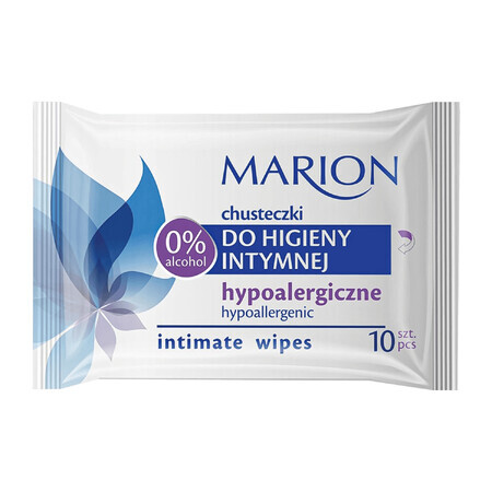 Intime Hygiene Tücher, 10 Stück, hypoallergen, sanft zur Haut