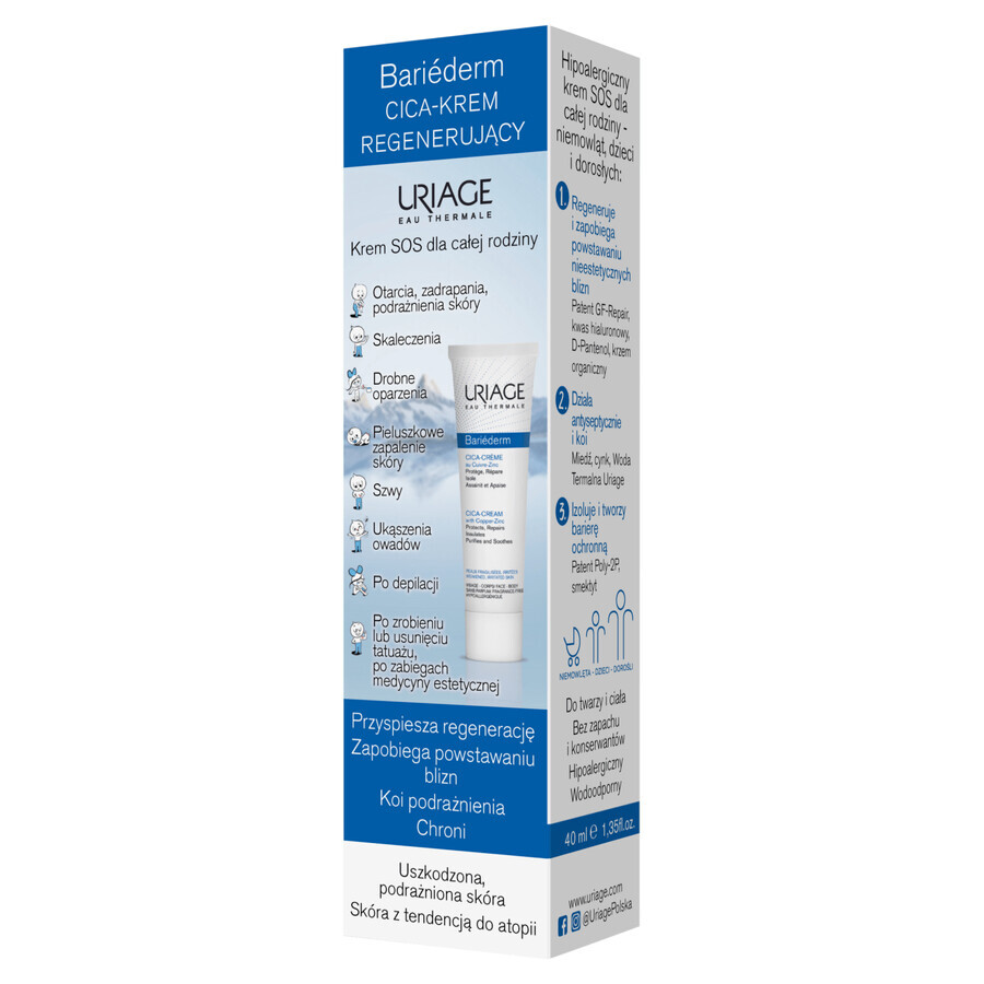 Uriage Bariederm Cica krem 40ml