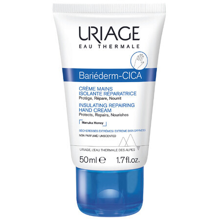 Uriage Bariéderm, Regenerating and protective hand cream, 50 ml