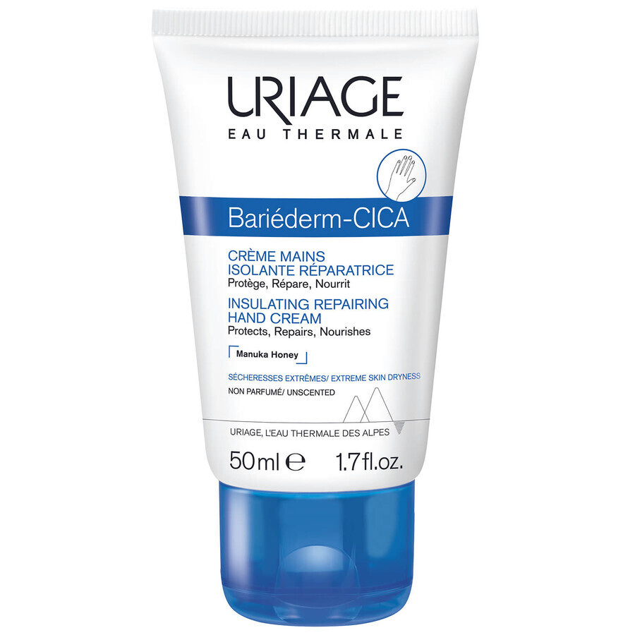 Uriage Bariéderm, Regenerating and protective hand cream, 50 ml