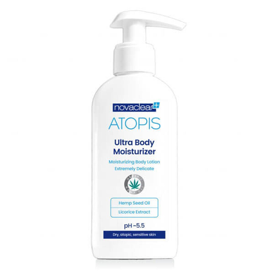 Novaclear Atopis, loción corporal hidratante, pieles secas, sensibles y atópicas, 500 ml