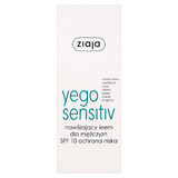 Ziaja Yego Sensitiv, Moisturizing cream, SPF 10, 50 ml