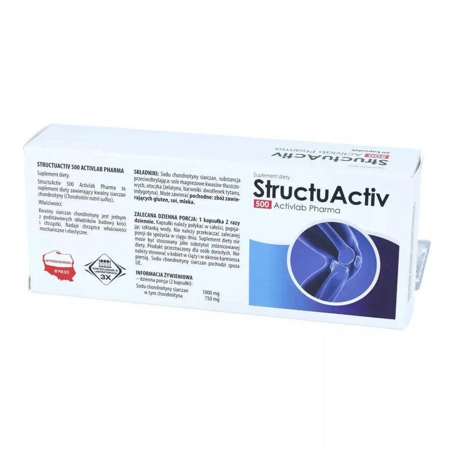 Activlab Pharma StructuActiv 500, 60 Kapseln