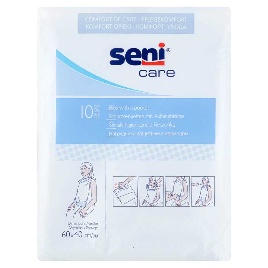 Seni Care, Bavaglie Igieniche, confezione da 10