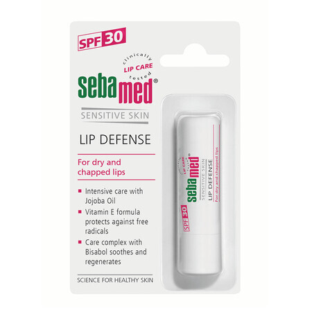 Dermatologisch schützender Lippenbalsam mit SPF 30, 4,8 g, Sebamed