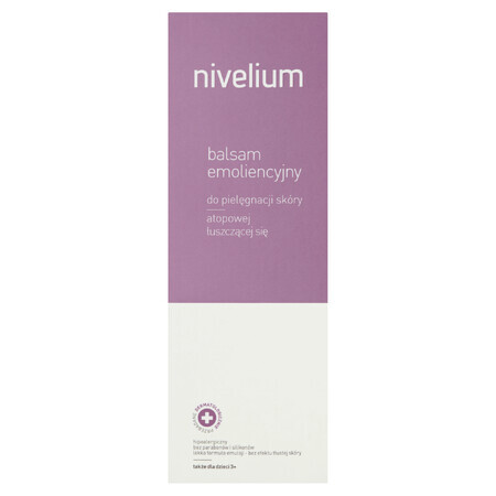 Nivelium, loción emoliente, pieles con síntomas de dermatitis atópica y psoriasis, 180 ml