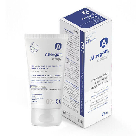 Allergoff Atopy, cremă de corp cu strat de protecție, 75 ml