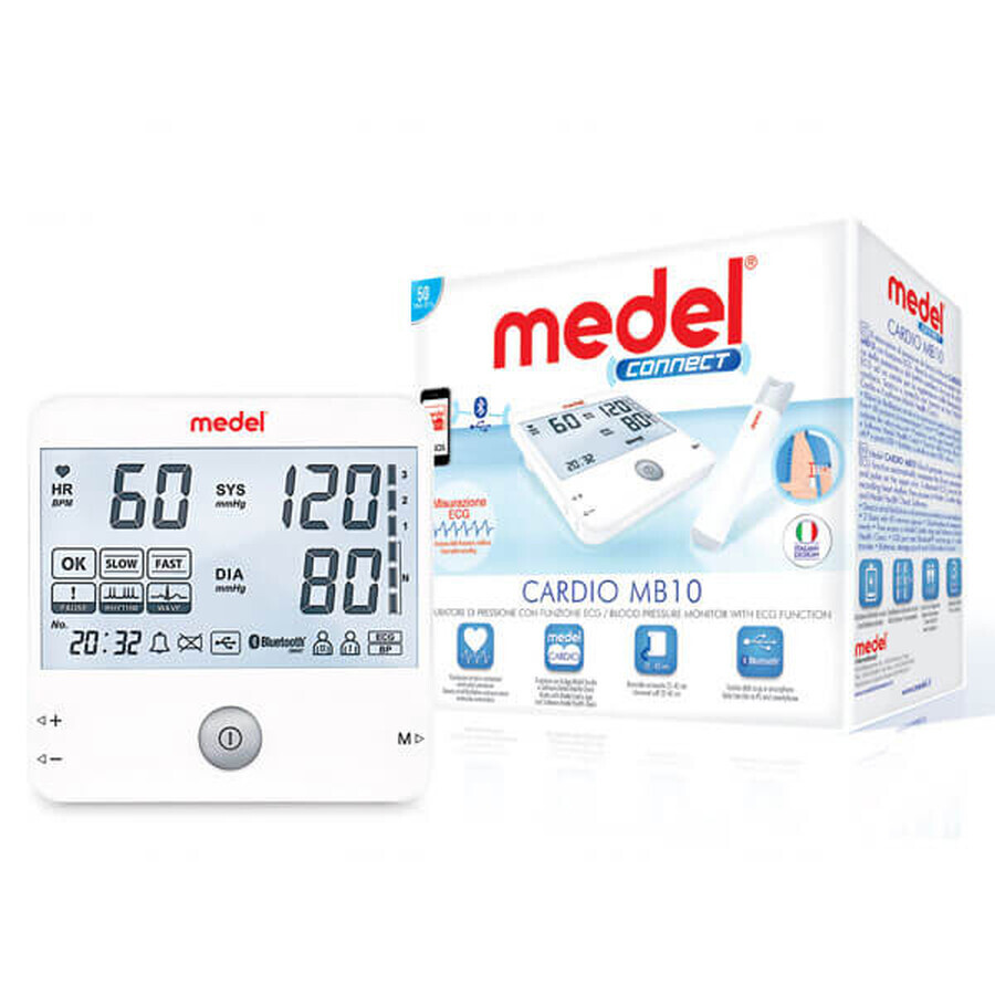 Medel Connect Cardio MB10 Profi Blutdruckmessgerät mit EKG-Funktion