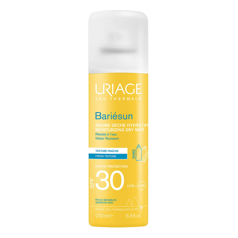 Uriage Bariesun, bruma facial y corporal, FPS 30, 200 ml