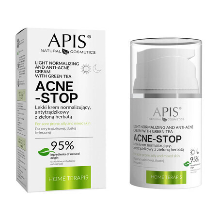 Apis Hautklärende Gesichtscreme mit Grüntee | 50ml