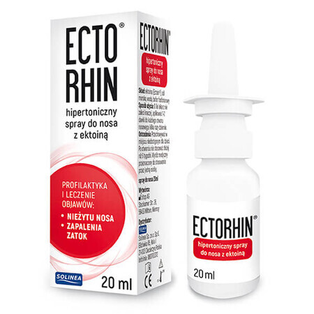 Ectorhin, hypertonisches Nasenspray mit Ectoin, 20 ml