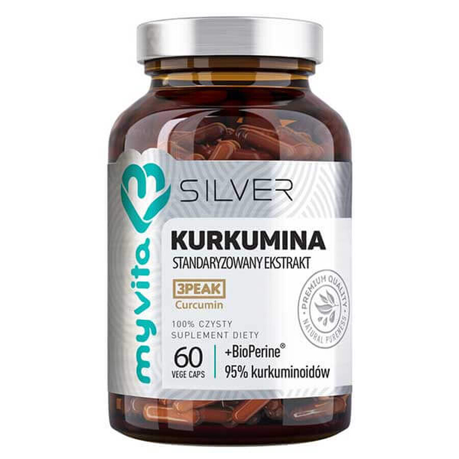 MyVita Silver Curcumin, extract standardizat, 60 capsule