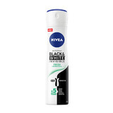 Nivea, spray antitranspirante, Invisible Black & White, Fresco, 150 ml