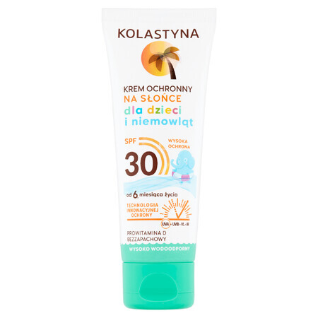 Kolastyna, Cremă de protecție solară pentru copii și bebeluși, de la 6 luni, SPF 30, 75 ml