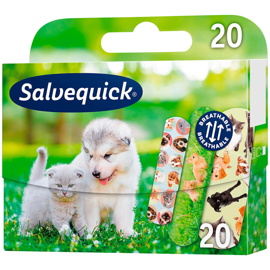 Salvequick Pflaster, Animal Planet, 20 Stück