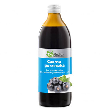 EkaMedica Coacăze negre, suc, 500 ml