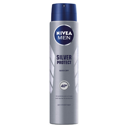 Nivea Men Silver Protect, anti-transpirant spray voor mannen, 250 ml