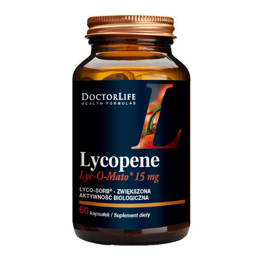 Doctor Life Lycopeen Lyc-O-Mato 15 mg, lycopeen, 60 capsules