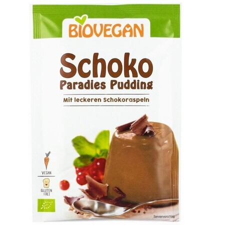 Budinca Bio de ciocolata, 50 g, Biovegan