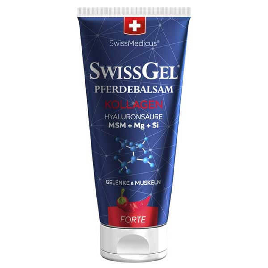 Pferdesalbe mit Kollagen, Stark, Wärmend, Swiss Gel, 200g