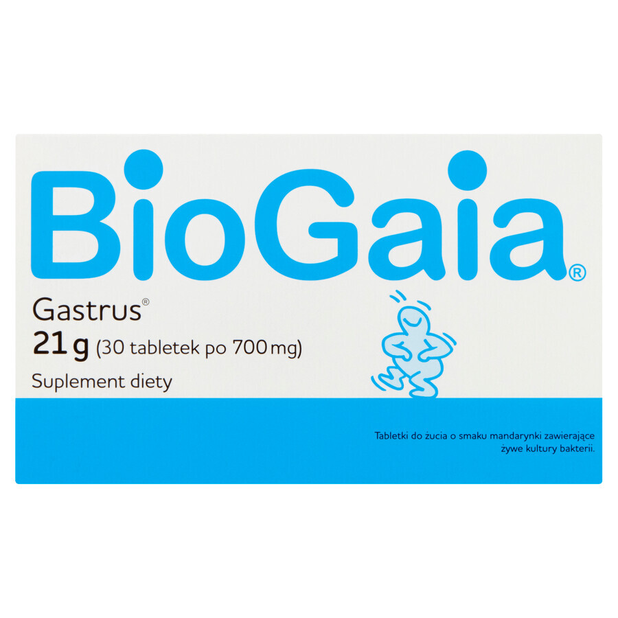 BioGaia Gastrus, Mandarinengeschmack, 30 Kautabletten