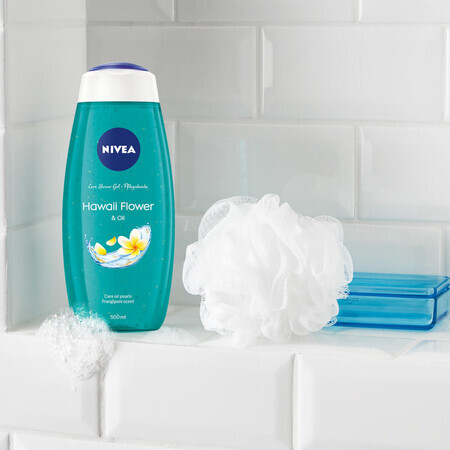 Nivea, gel de duș, flori și ulei de Hawaii, 500 ml