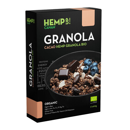Bio-Kakao-Hanf-Granola, 400 Gramm, Canah