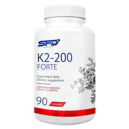 SFD K2-200 Forte, Vitamina K 200 µg, 90 compresse