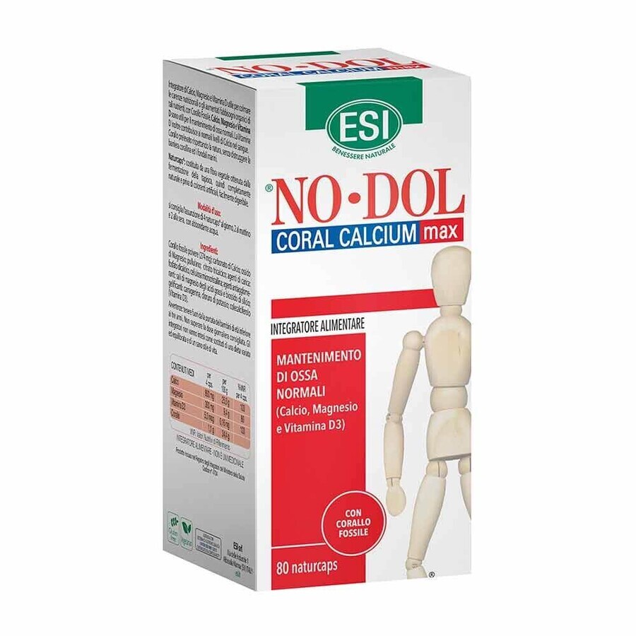 Koraalcalcium max No-Dol, 80 capsules, Esi Spa